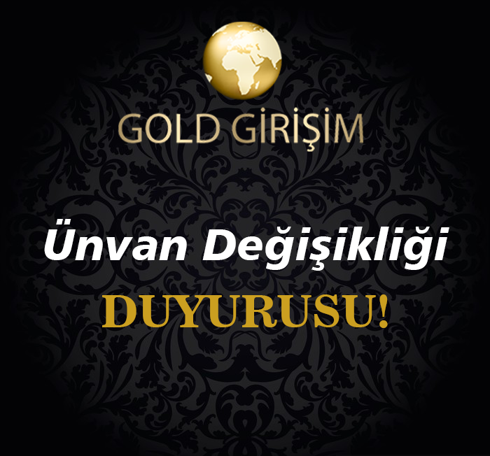 DUYURU - Ünvan Değişikliği Yapıldı!